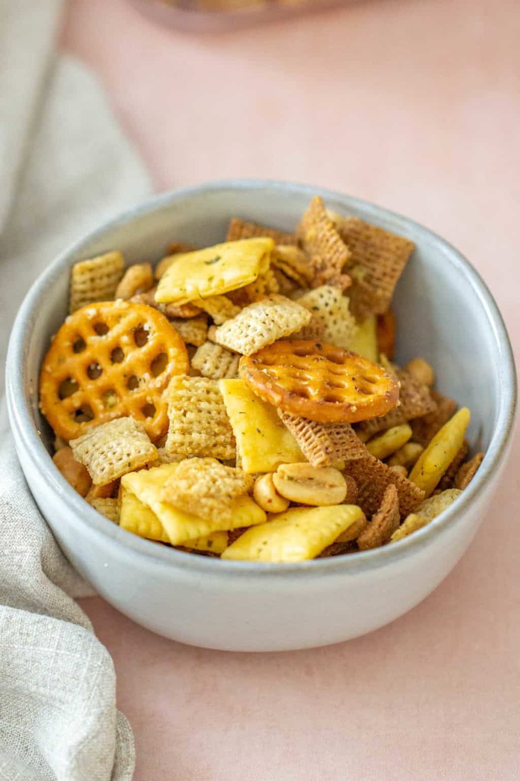 Buffalo Chex Mix - Happy Snackcidents