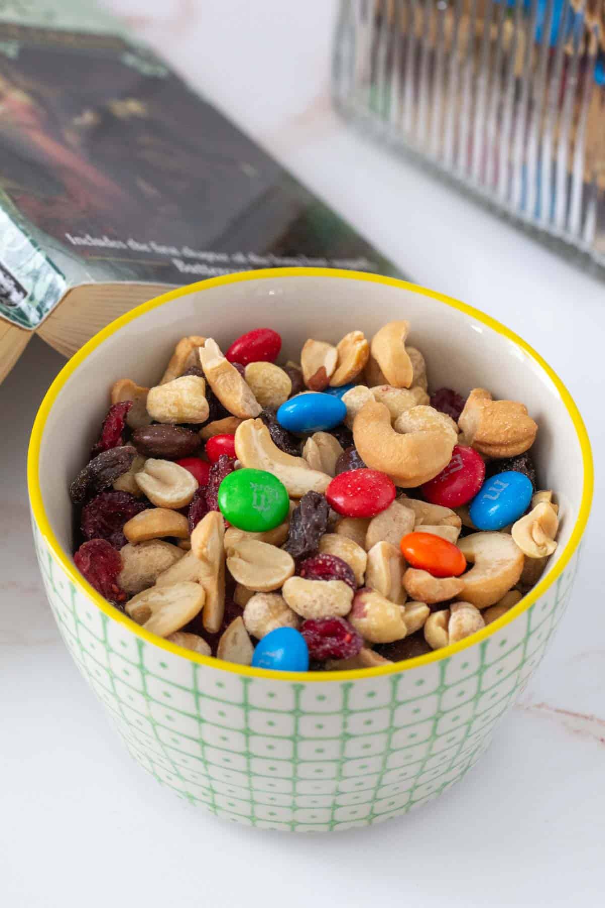 bowl of classic trail mix